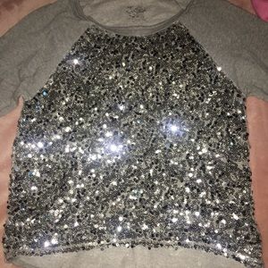 justice sparkly sweater